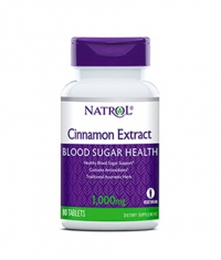 NATROL Cinnamon Extract 1000mg / 80 Tabs.