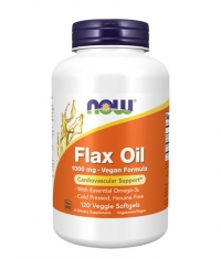 NOW High Lignan Flax Oil 1000mg. / 120 Softgels
