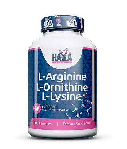 haya-labs L-Arginine / L-Ornithine / L-Lysine 100 Caps.