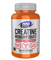 NOW Creatine Monohydrate 750mg. / 120 Caps.