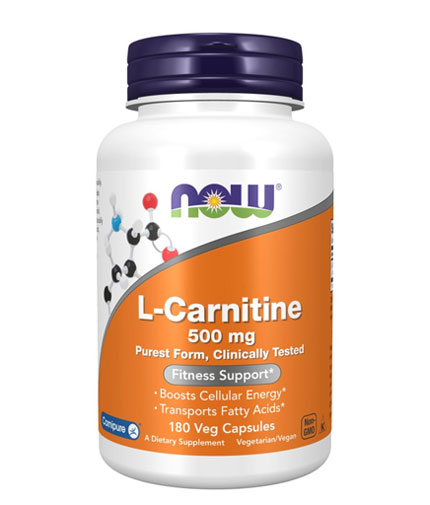 NOW L-Carnitine 500mg. / 180 VCaps.