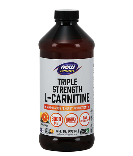 NOW L-Carnitine Liquid 3000mg. / 465 ml.