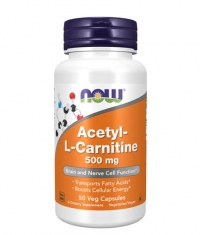 NOW Acetyl L-Carnitine 500mg. / 50 VCaps.