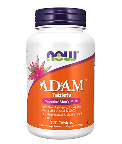 now ADAM™ Superior Men's Multiple Vitamin 120 Tabs.
