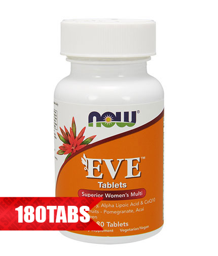 NOW Eve Women's Multiple Vitamin 180 Tabs.