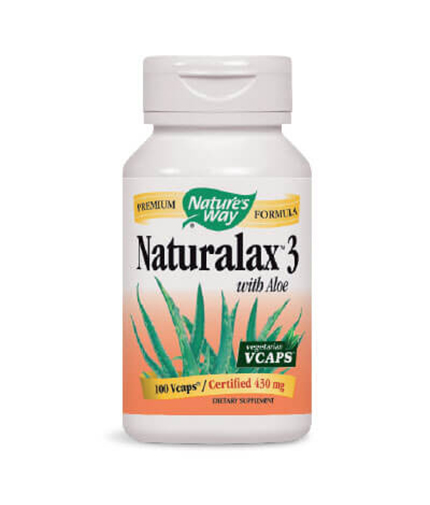 natures-way Naturalax 3 With Aloe 100 Vcaps.