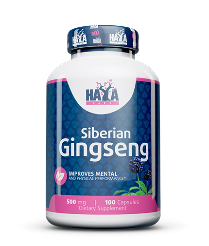 HAYA LABS Siberian Ginseng 500mg / 100caps