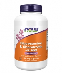 NOW Glucosamine & Chondroitin with MSM / 180 Caps.