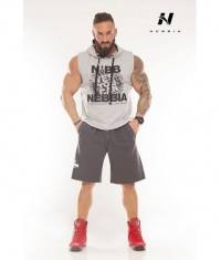 NEBBIA 914 Reg Top Hooded / Grey